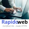 Certificat SSL pour sécuriser votre site Rapido Web en mode HTTPS